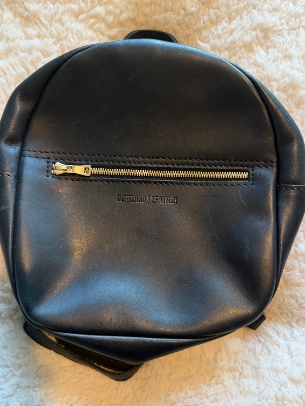 Portland Leather Goods Black Essential Backpack